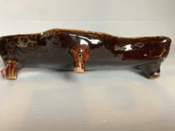 Poisson céramique alsacienne artisanale