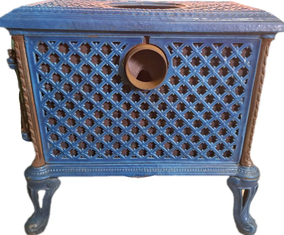 Poêle ancien décoratif Godin Chauffette n°299, 57x33x51cm