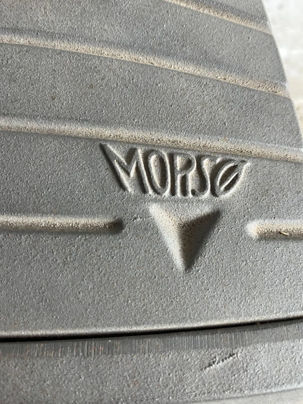 Poêle cheminée ouvert vintage Morsø