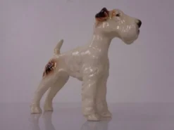 Porcelain Figurine of Fox Terrier, Denmark, 1950s