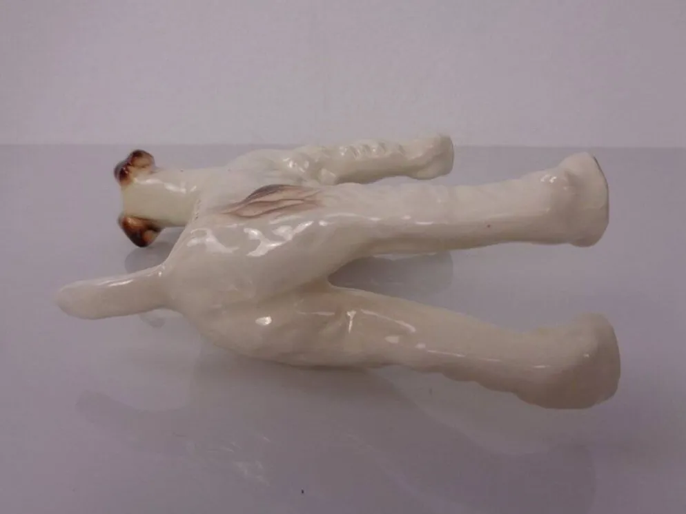 Porcelain Figurine of Fox Terrier, Denmark, 1950s