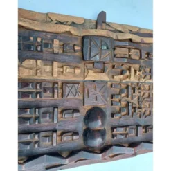 Porte africaine bois Senoufo Côte d'Ivoire