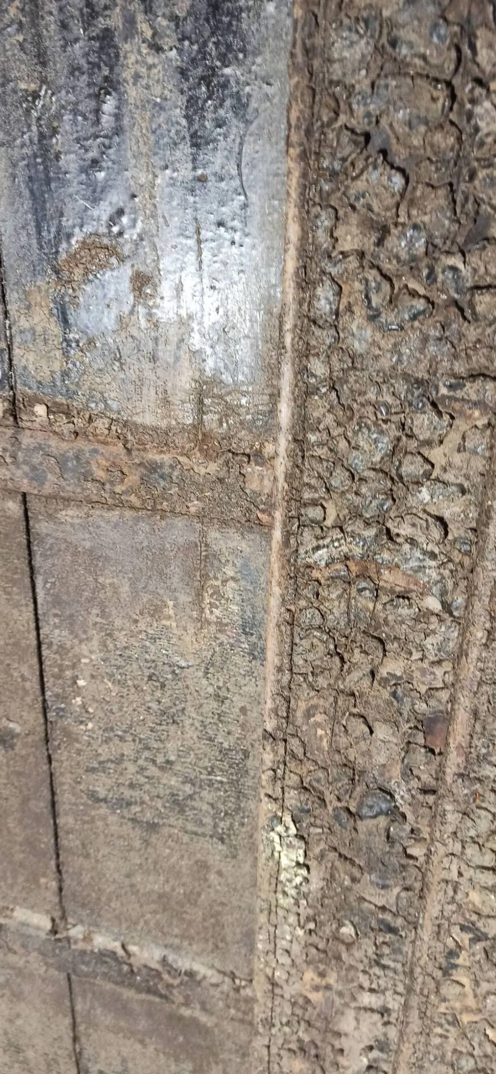 Porte ancienne en bois avec cadre