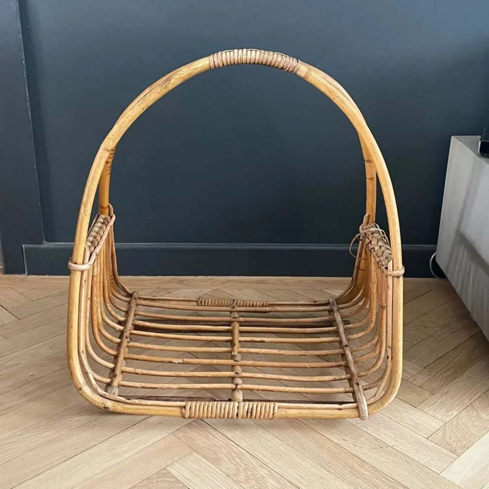 Porte bûches en bambou