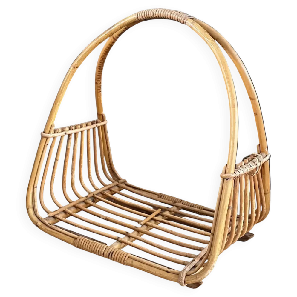 Porte bûches en bambou