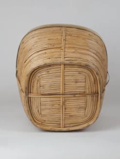 Porte-crayons de style italien vintage et jardinière ou panier en laiton