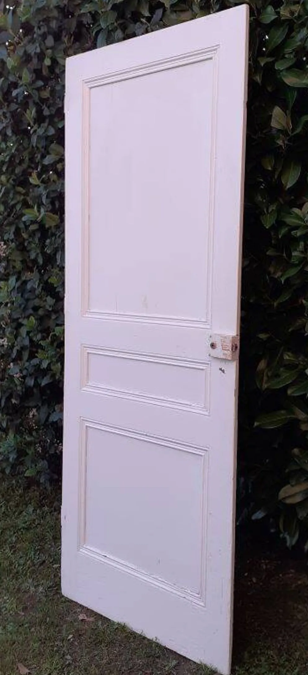 Porte de communication h216,5x87cm ancienne panneautée, moulurée