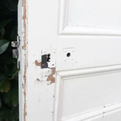 Porte de communication H220xL80,5cm ancienne panneautée moulurée
