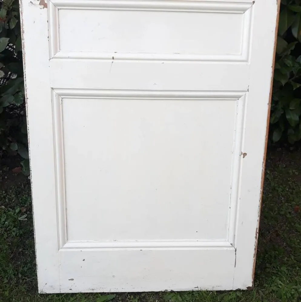 Porte de communication H220xL80,5cm ancienne panneautée moulurée