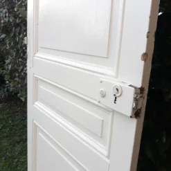 Porte de communication H220xL80,5cm ancienne panneautée moulurée