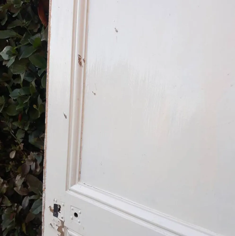Porte de communication H220xL80,5cm ancienne panneautée moulurée