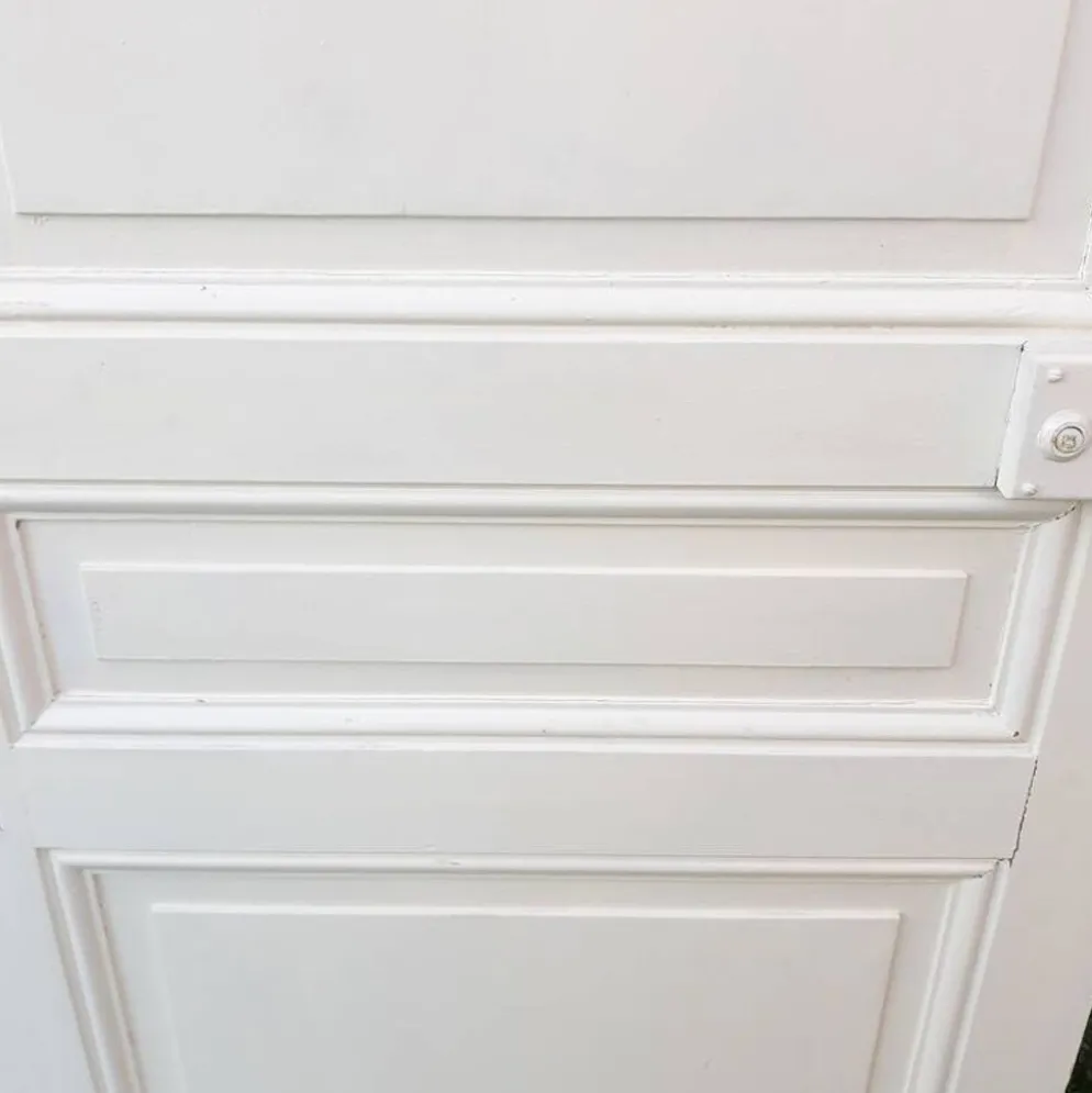 Porte de communication H220xL80,5cm ancienne panneautée moulurée