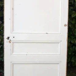 Porte de communication H220xL80,5cm ancienne panneautée moulurée