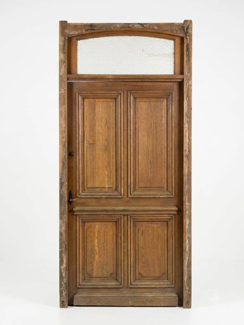 Porte d'entrée en chêne massif, XIXème