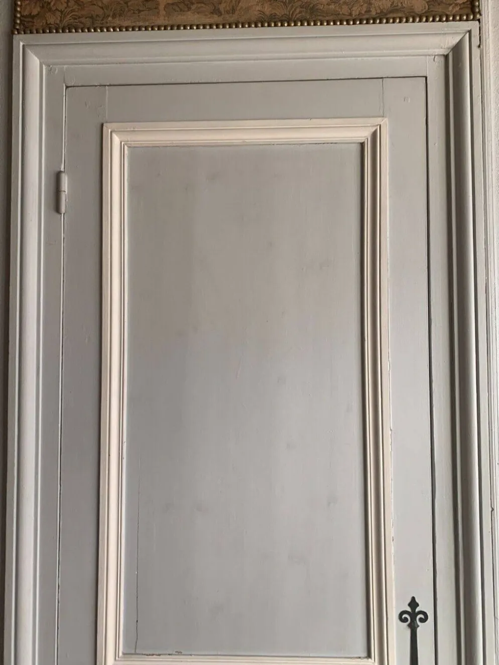 Porte de passage double face en sapin patiné XX siècle
