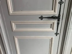 Porte de passage double face en sapin patiné XX siècle