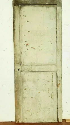 Porte de passage en sapin patiné porte ancienne XIX siècle