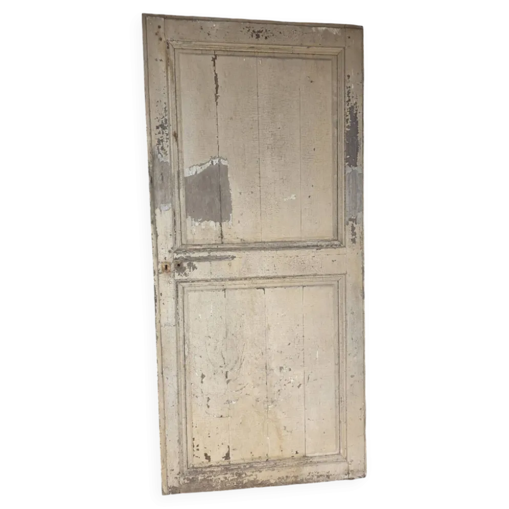Porte de séparation double face XIXÈME en chêne massif
