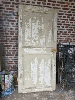 Porte de séparation double face XIXÈME en chêne massif