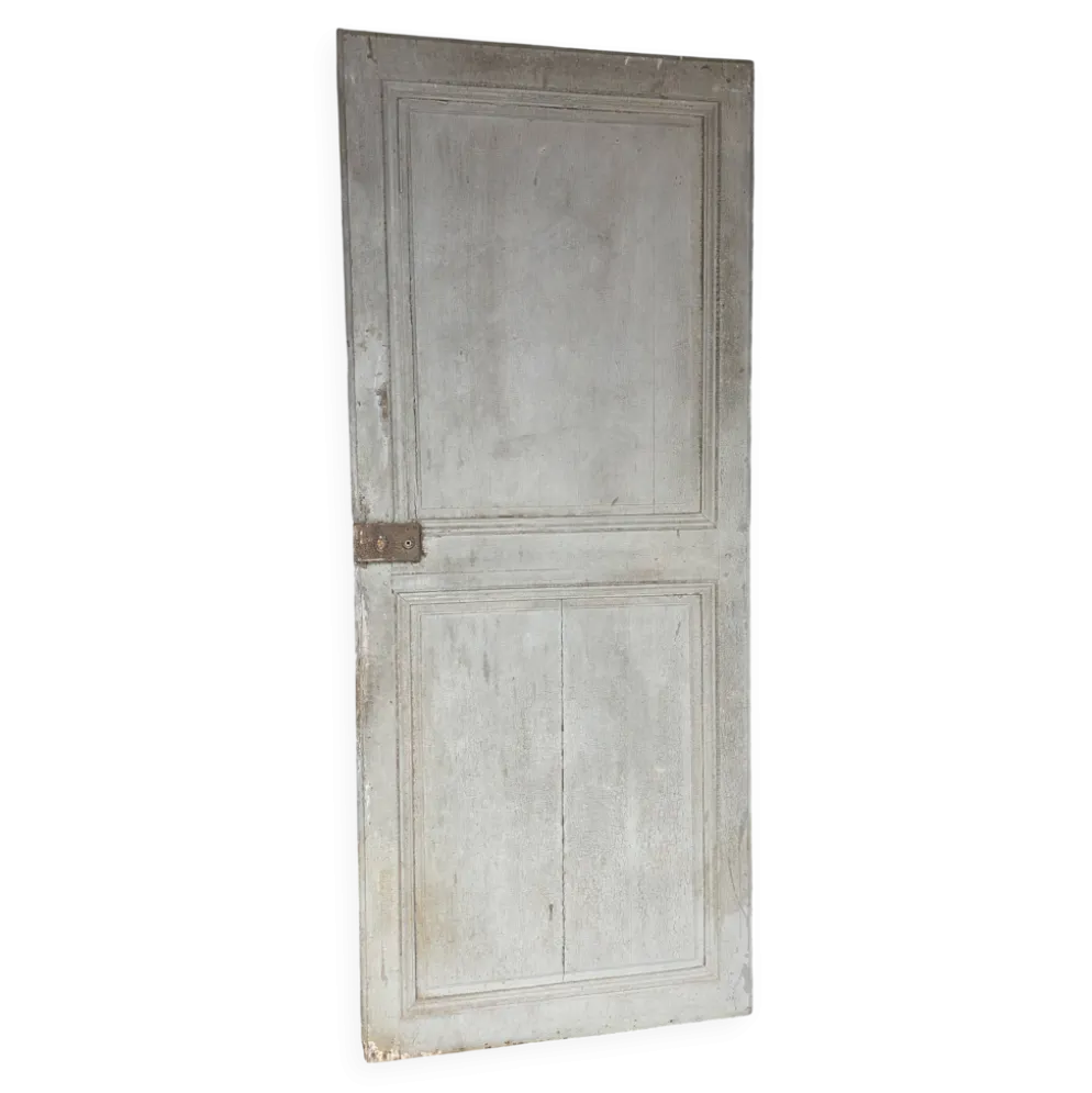 Porte de séparation XIXe double face en chêne