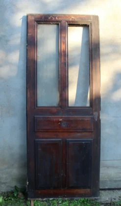 Porte à double chassis ouvrant XIXème