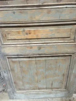 Porte en pin décapée