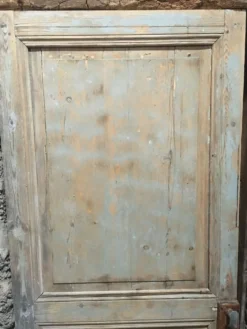 Porte en pin décapée
