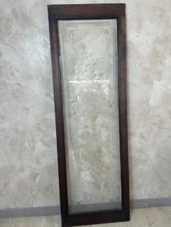 Porte en verre gravé, 1890s