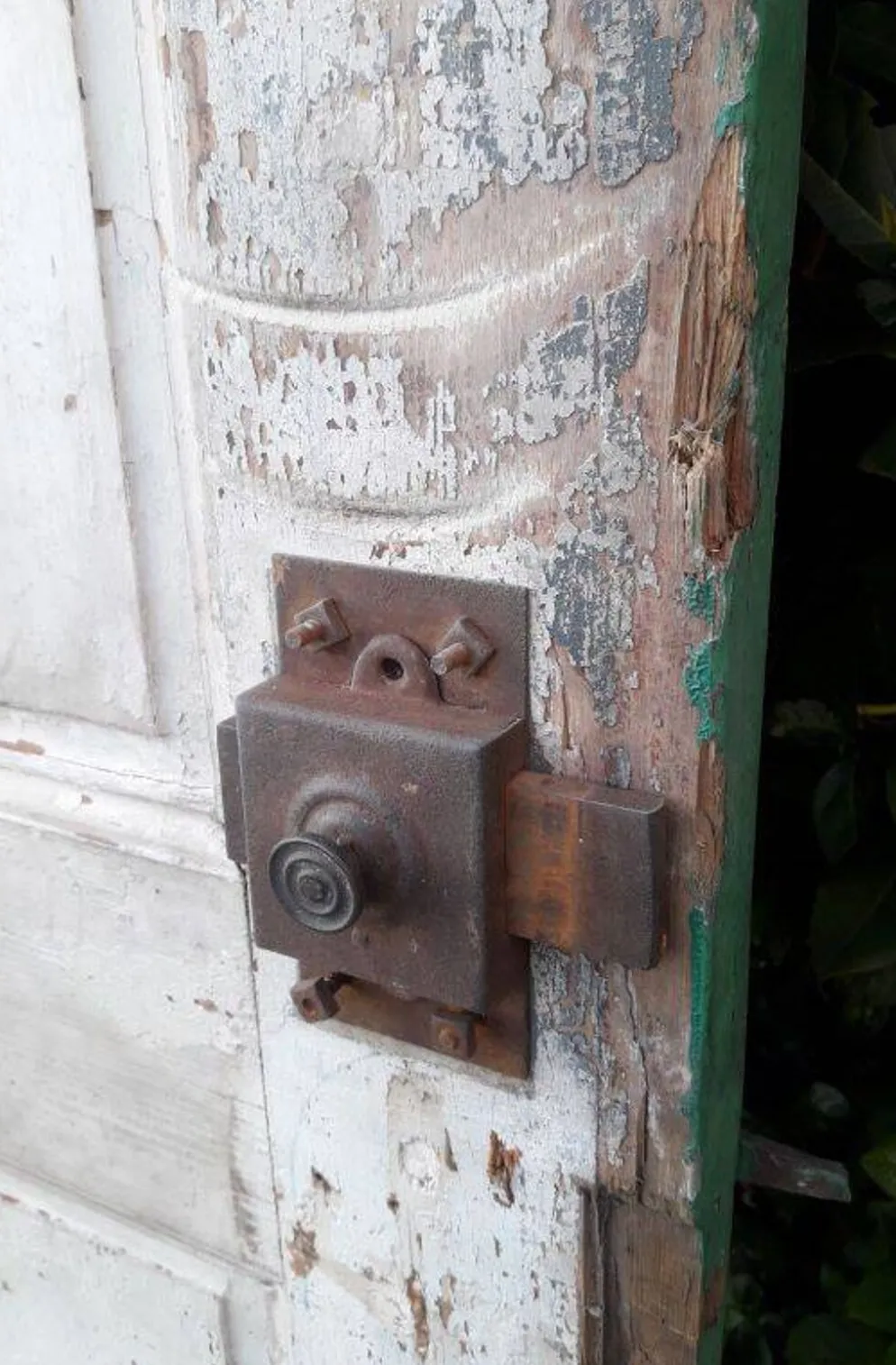 Porte H186,5xL75cm moulurée XVIII°intérieure