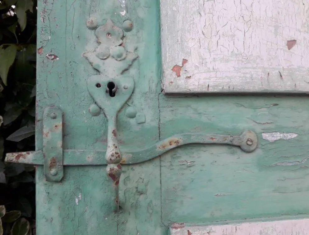 Porte H186,5xL75cm moulurée XVIII°intérieure