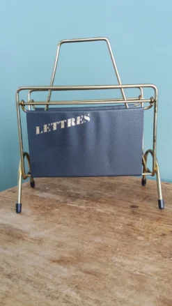Porte-lettres porte courrier moderniste style porte-revues Jacques Adnet