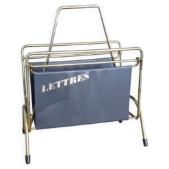 Porte-lettres porte courrier moderniste style porte-revues Jacques Adnet
