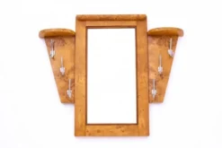 Porte-manteau Art Déco, Pologne, années 1940. Après rénovation.