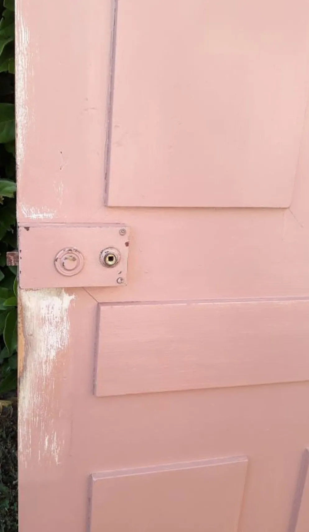 Porte palière 210,3x85,6cm ancienne moulurée