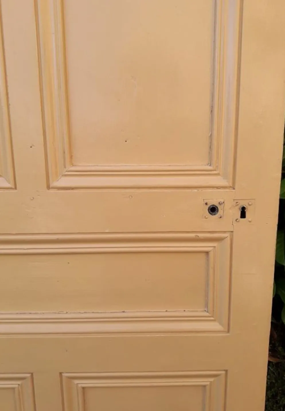 Porte palière 210,3x85,6cm ancienne moulurée