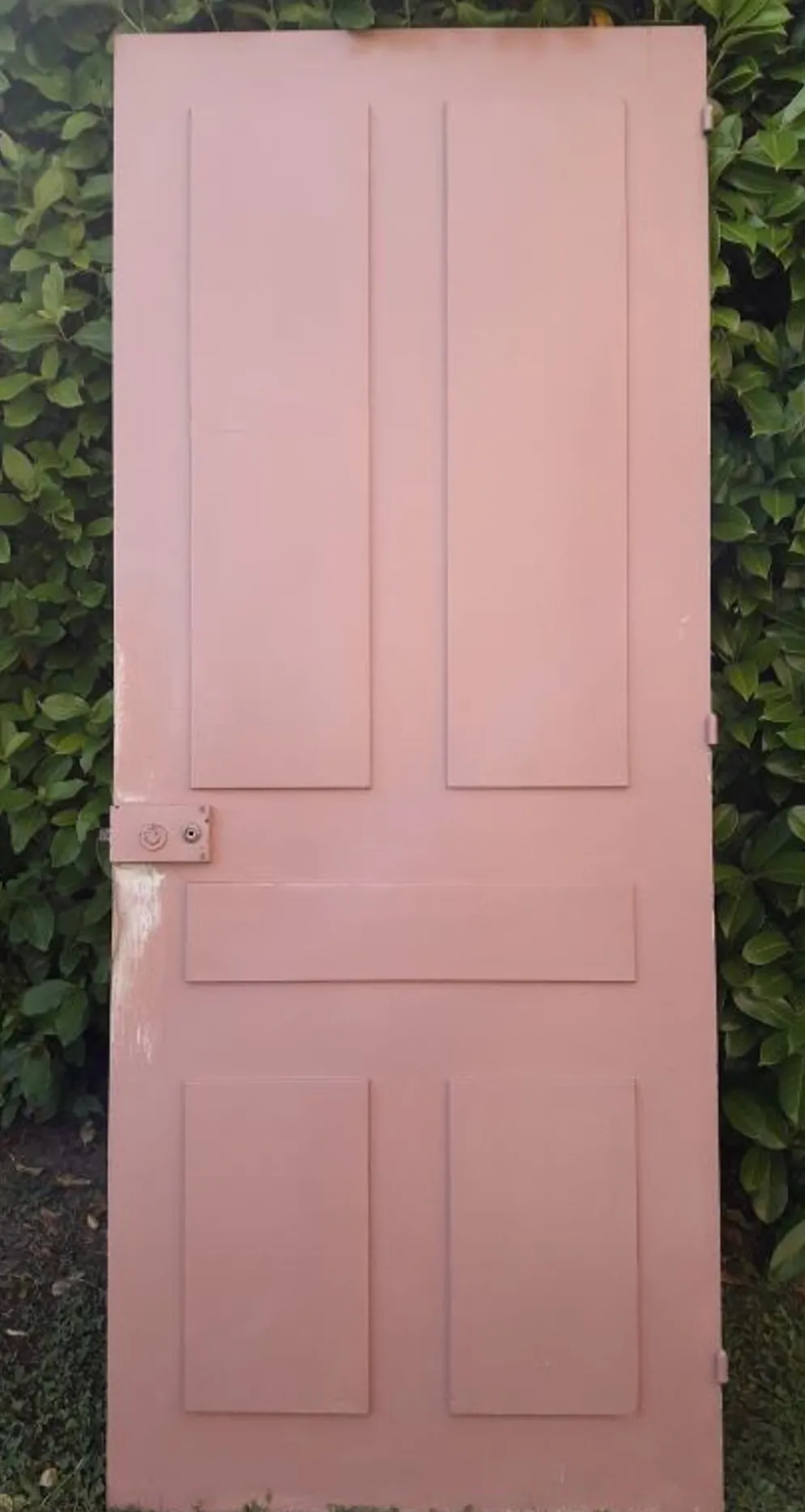 Porte palière 210,3x85,6cm ancienne moulurée