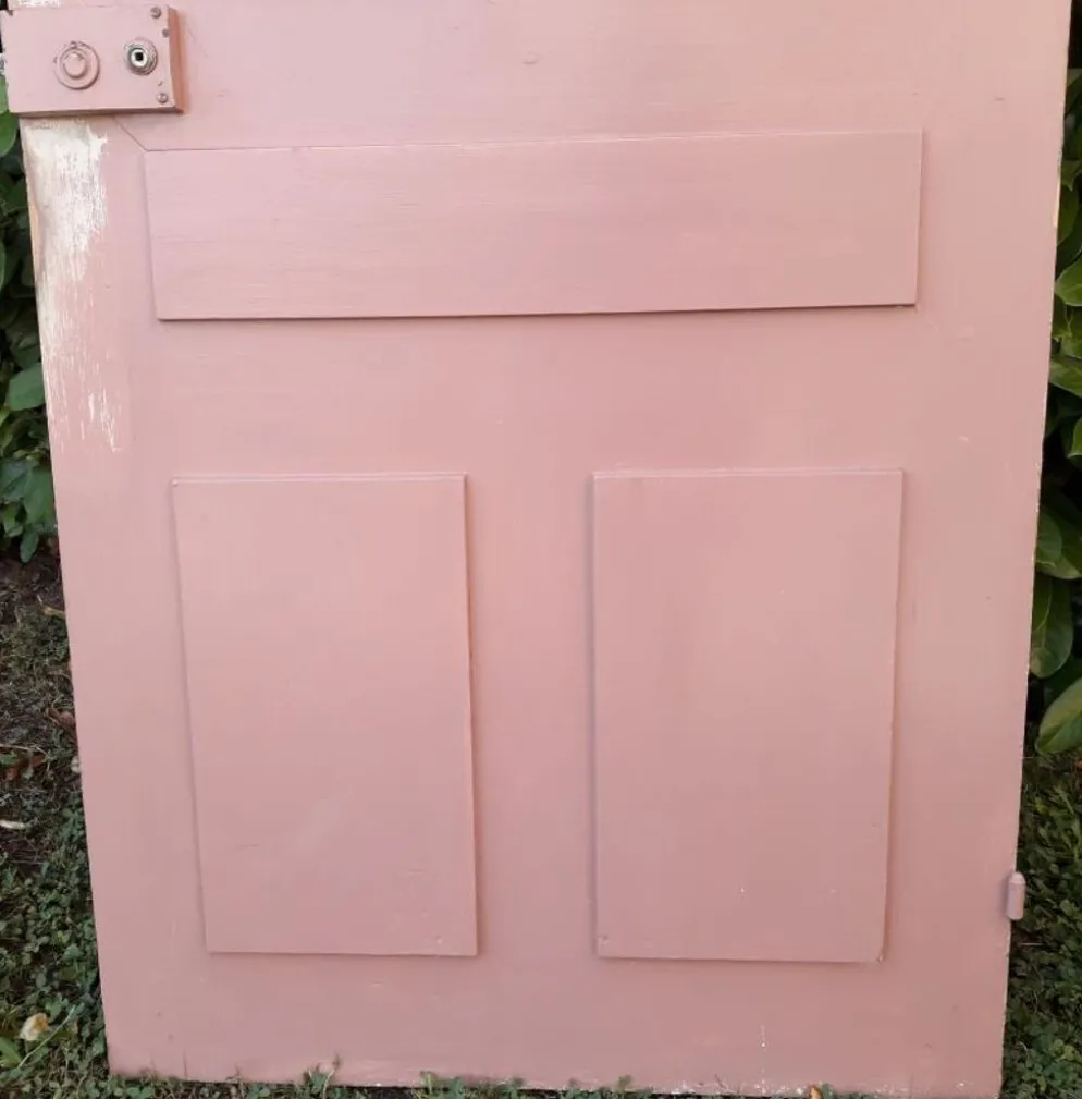 Porte palière 210,3x85,6cm ancienne moulurée