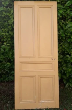 Porte palière 210,3x85,6cm ancienne moulurée