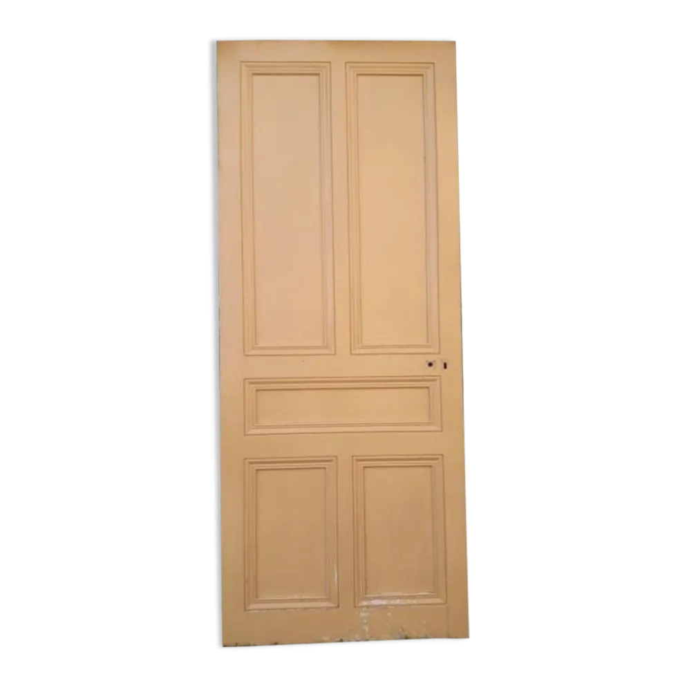 Porte palière 210,3x85,6cm ancienne moulurée