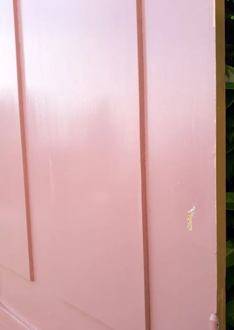 Porte palière 210,3x85,6cm ancienne moulurée
