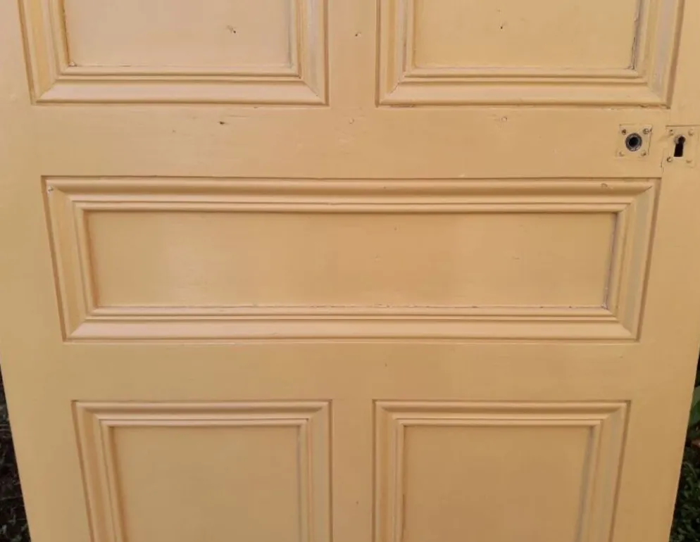 Porte palière 210,3x85,6cm ancienne moulurée