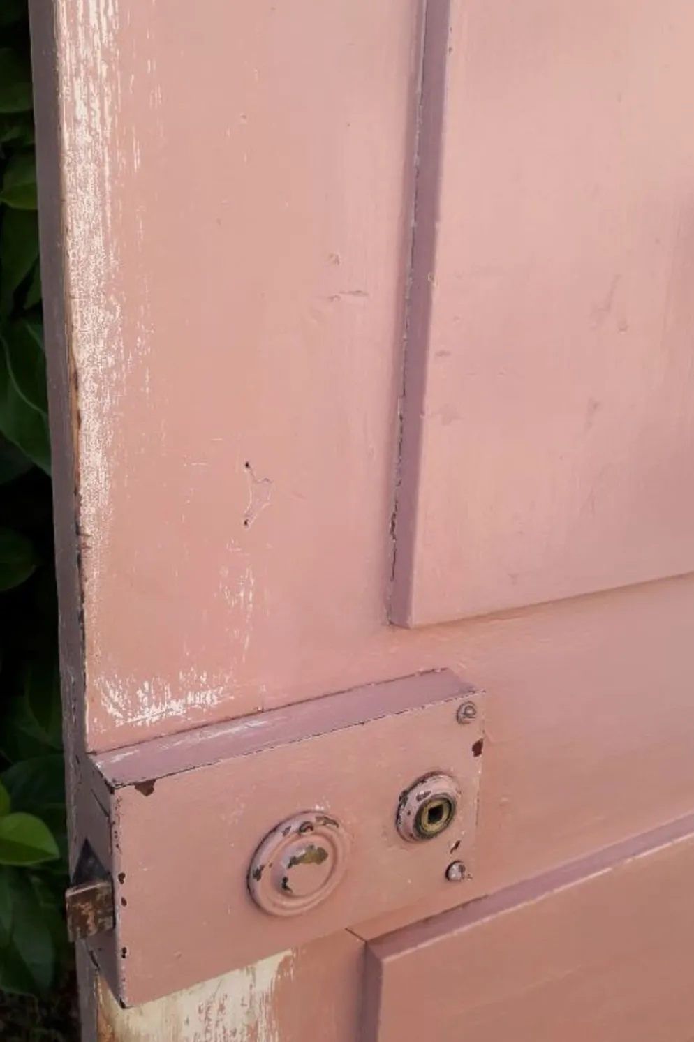 Porte palière 210,3x85,6cm ancienne moulurée