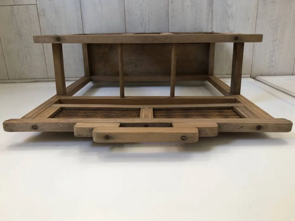 Porte parapluie ancien en bois
