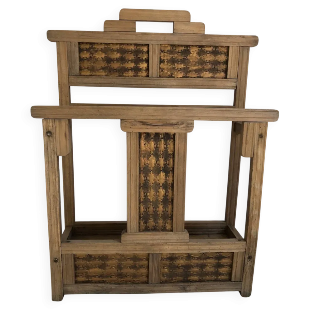 Porte parapluie ancien en bois