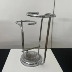 Porte-parapluie Art Déco en acier tubulaire et chrome, Belgique, 1930