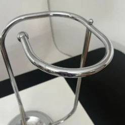 Porte-parapluie Art Déco en acier tubulaire et chrome, Belgique, 1930
