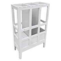 Porte parapluie/canne en Bois bistrot Patine 1900 Shabby Gustavien