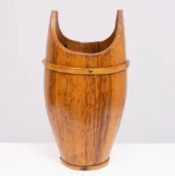 Porte-parapluie courbé en bois, années 1960, France