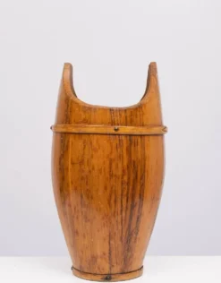 Porte-parapluie courbé en bois, années 1960, France