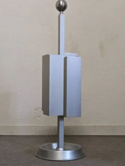 Porte-parapluie en aluminium attribué à Walter & Moretti, France vers 1970